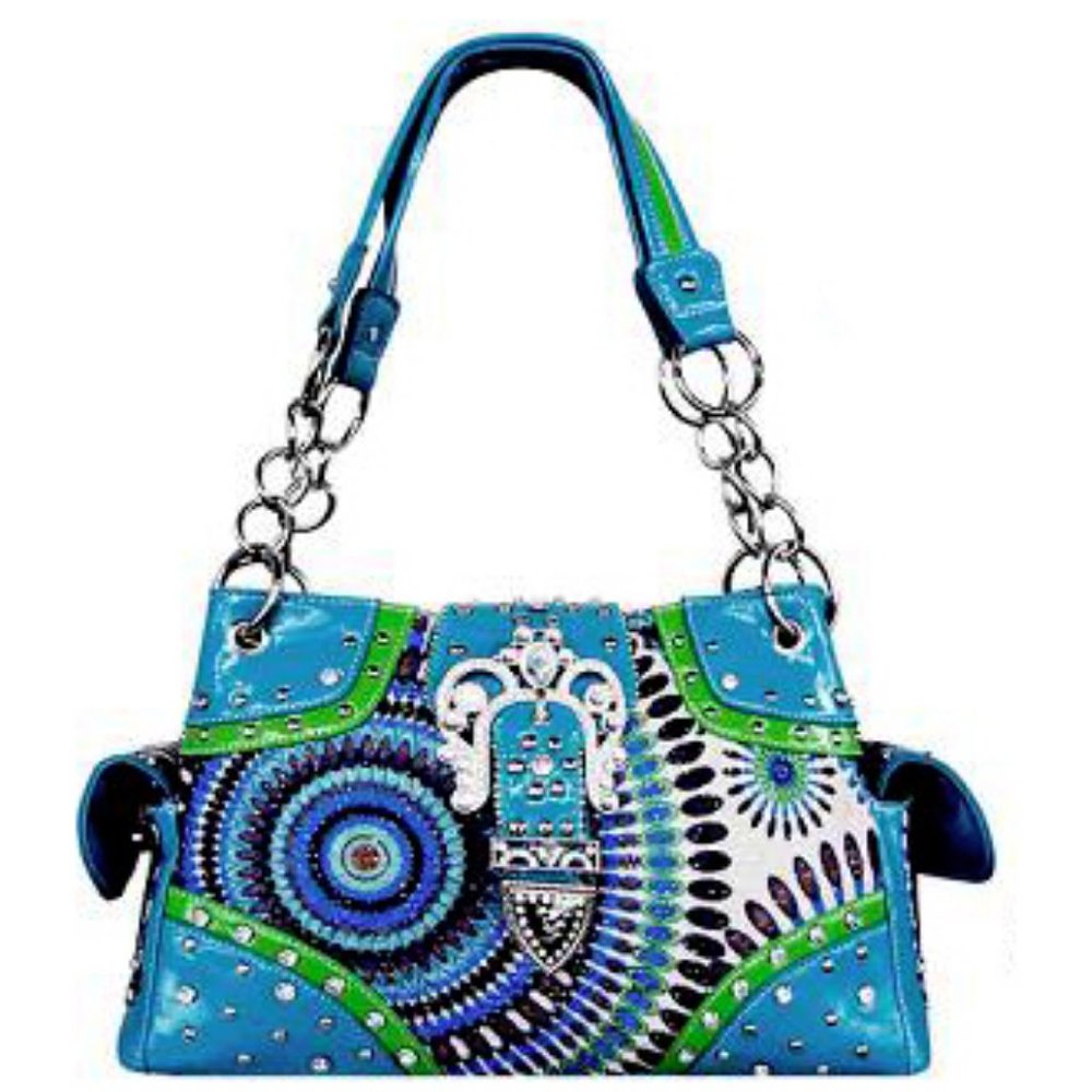 Women's Multicolored Fashion Handbag